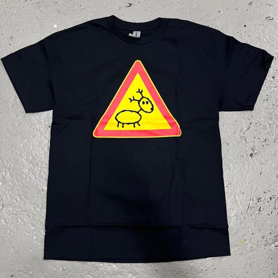 Reindeer and humppa warning t-shirt