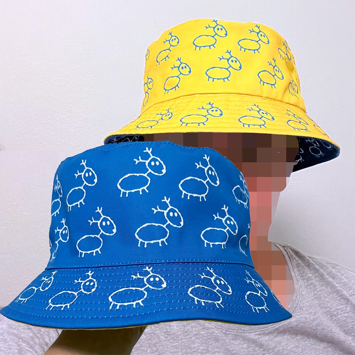 Bucket hat, two sided